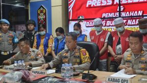 Sabu Menyusup ke Lokasi Tambang, Polres Katingan Tangkap Delapan Pengedar
