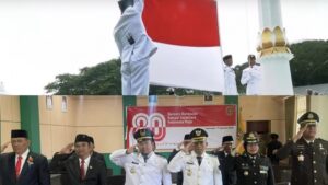 Suasana Khidmat Warnai Upacara Virtual HUT ke-80 RI di Kabupaten Katingan