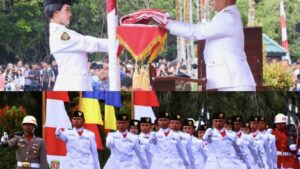 Upacara Penurunan Bendera HUT ke-80 RI di Katingan Dipimpin Wabup Firdaus