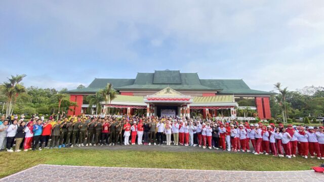 Prajurit Kodim 1019/Katingan Jadi Teladan Hidup Sehat di Peringatan Hari Jantung Sedunia