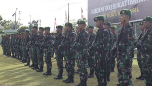 Upacara Senin di Makodim 1019/Katingan Jadi Momentum Penguatan Nilai Kejuangan Prajurit