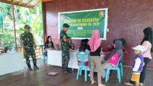 Antusias Warga Tinggi, Program KB Kesehatan Kodim 1019/Katingan Sukses Digelar di Samba Danum