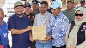 Bantuan dari Kotim dan PMI Hadir untuk Korban Kebakaran Di Kawasan Pasar Lama Kasongan