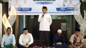 Wabup Katingan Laksanakan Safari Ramadan di Tumbang Jiga, Serahkan Bantuan untuk Masjid