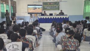 Melalui TMMD, Kodim 1019/Katingan Tanamkan Minat Bela Negara kepada Pelajar