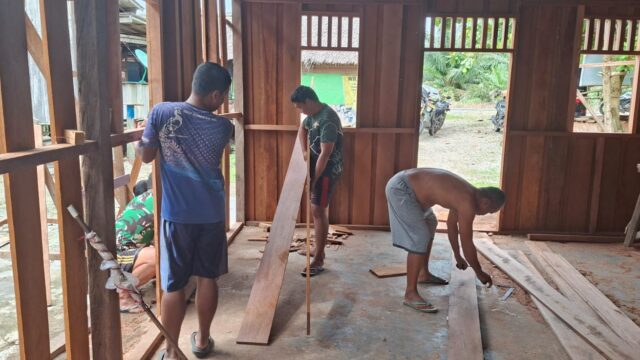 Program TMMD Imbangan ke-128 Hadirkan Hunian Layak bagi Warga Tewang Baringin