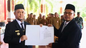 Subagio Resmi Jabat Pj Direktur Pdam Kasongan, Pemkab Katingan Dorong Pembenahan Pelayanan