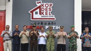Dandim 1019/Katingan Resmikan Koperasi Desa Merah Putih Di Hampalit, Perkuat Ekonomi Kerakyatan