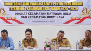 Pemkab Katingan Dorong Transparansi Keuangan Desa Lewat Monev dan Penyuluhan Hukum