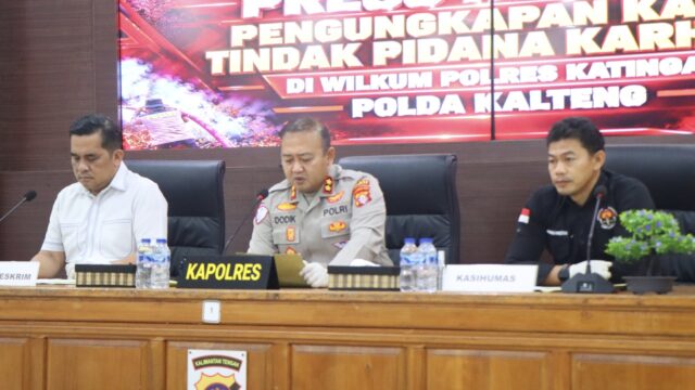 Polres Katingan Proses Hukum Warga Yang Bakar Lahan Di Tewang Kadamba